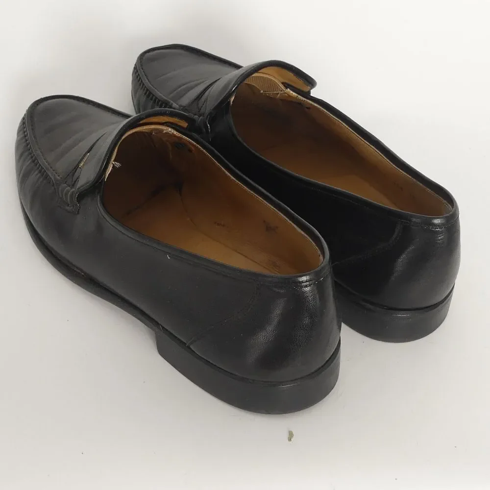Bally Parawet Black Leather Loafers Men's 8.5 EEE‎